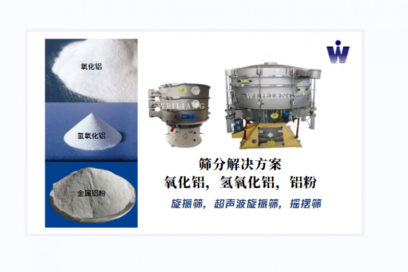 氧化鋁、氫氧化鋁、金屬鋁粉篩分案例